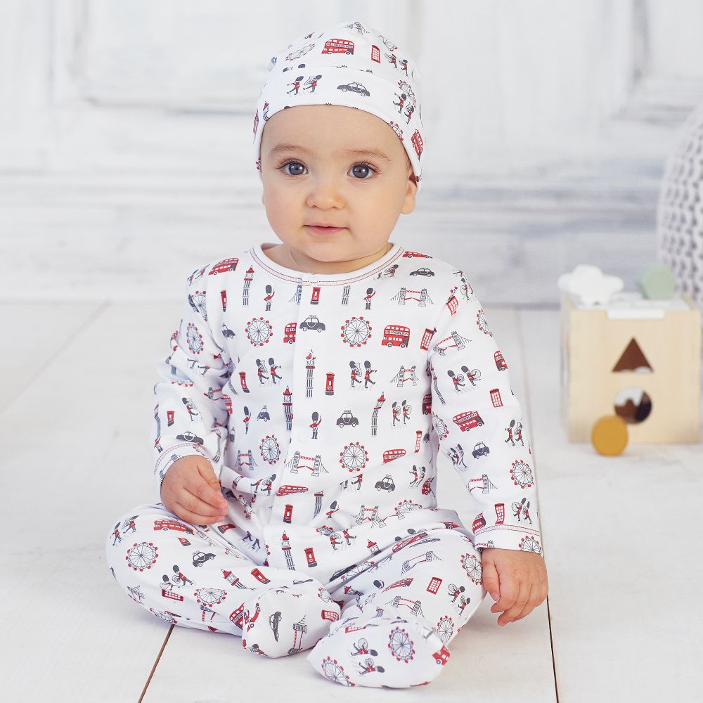 Kissy Kissy-Pima Cotton Babygrow Set | Childrensalon Outlet