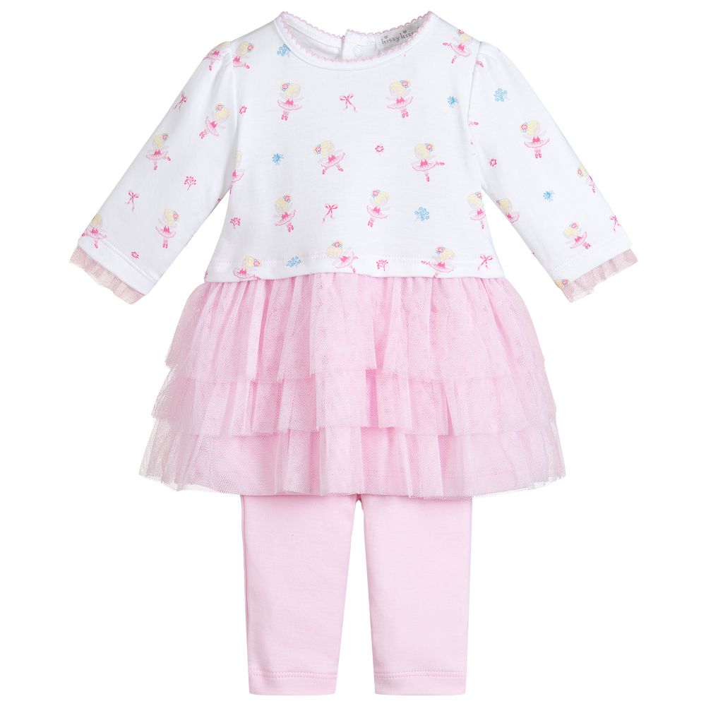 Kissy Kissy - Ensemble en coton Pima motif danseuse | Childrensalon