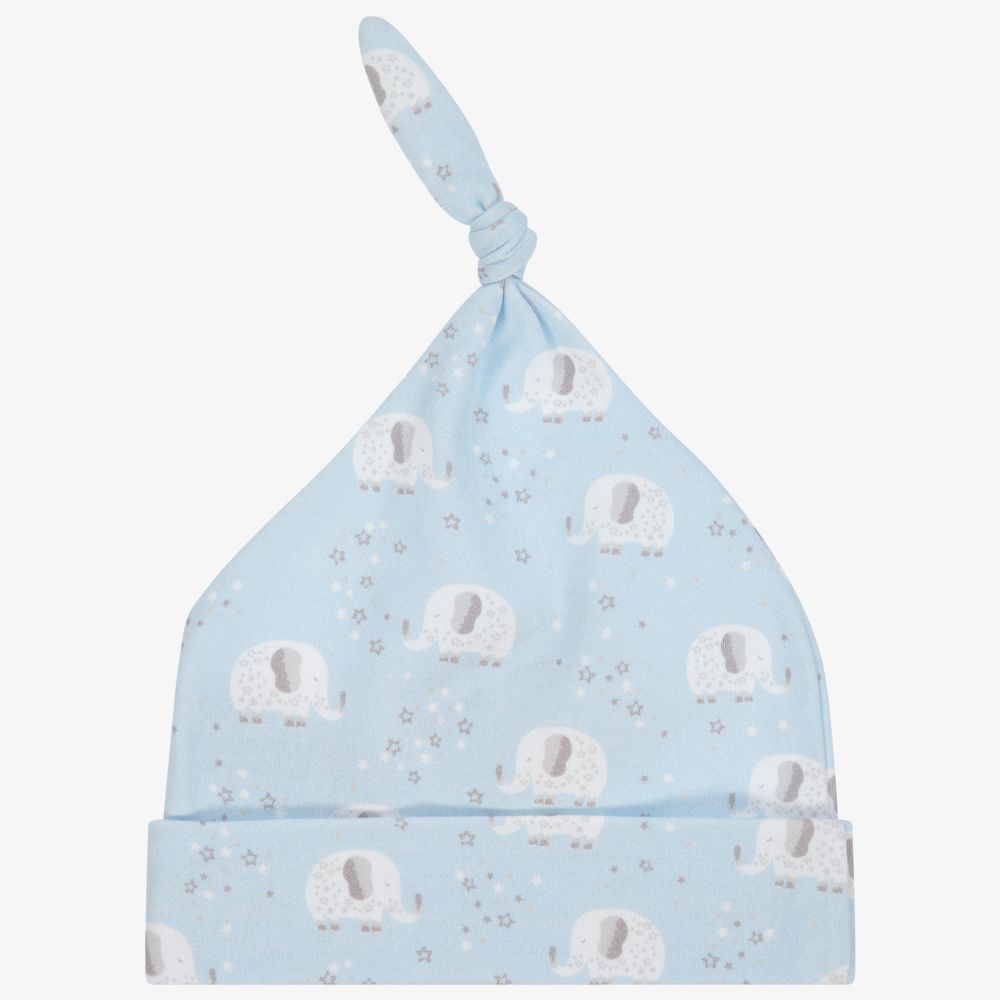 Kissy Kissy - Bonnet bleu en coton Pima Rêves | Childrensalon