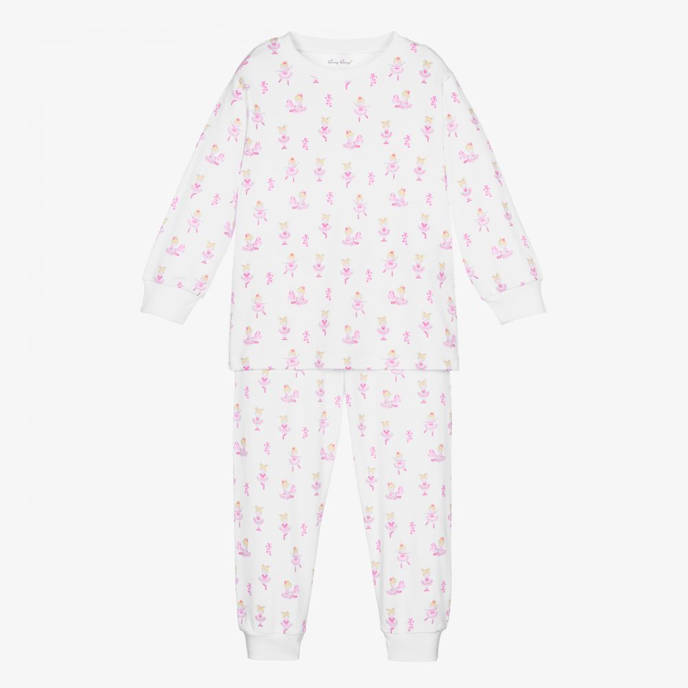 Kissy Kissy Кисси Лав-Пижама из хлопка пима с балеринами | Childrensalon Outlet