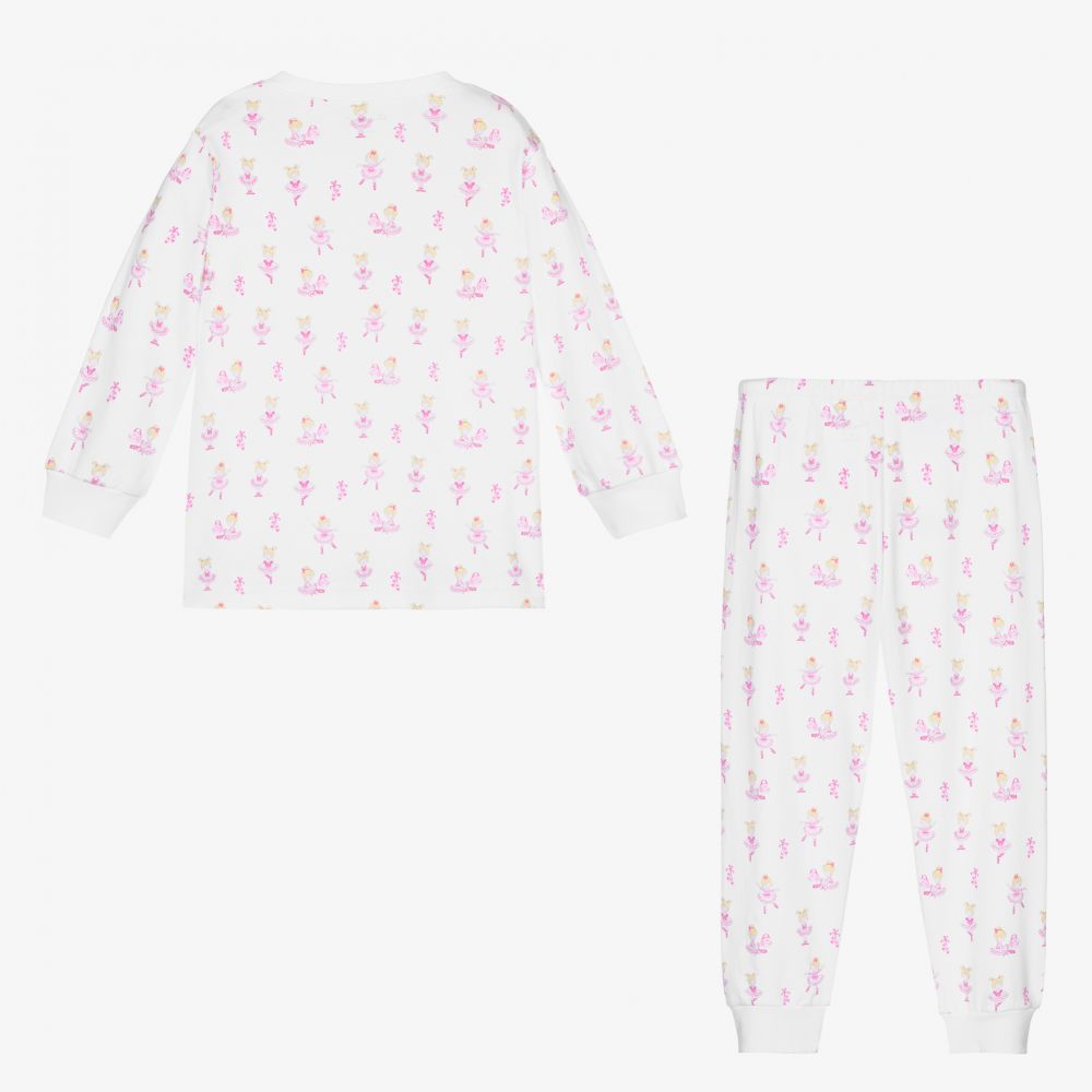 Kissy Kissy Кисси Лав-Пижама из хлопка пима с балеринами | Childrensalon Outlet