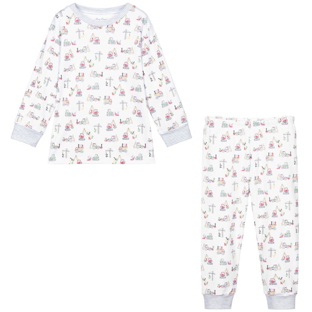 Kissy Kissy-Pima Cotton Digger Pyjamas | Childrensalon Outlet