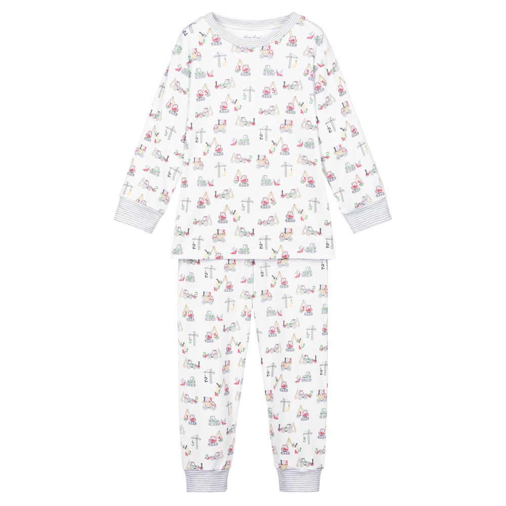 Kissy Kissy-Pima Cotton Digger Pyjamas | Childrensalon Outlet