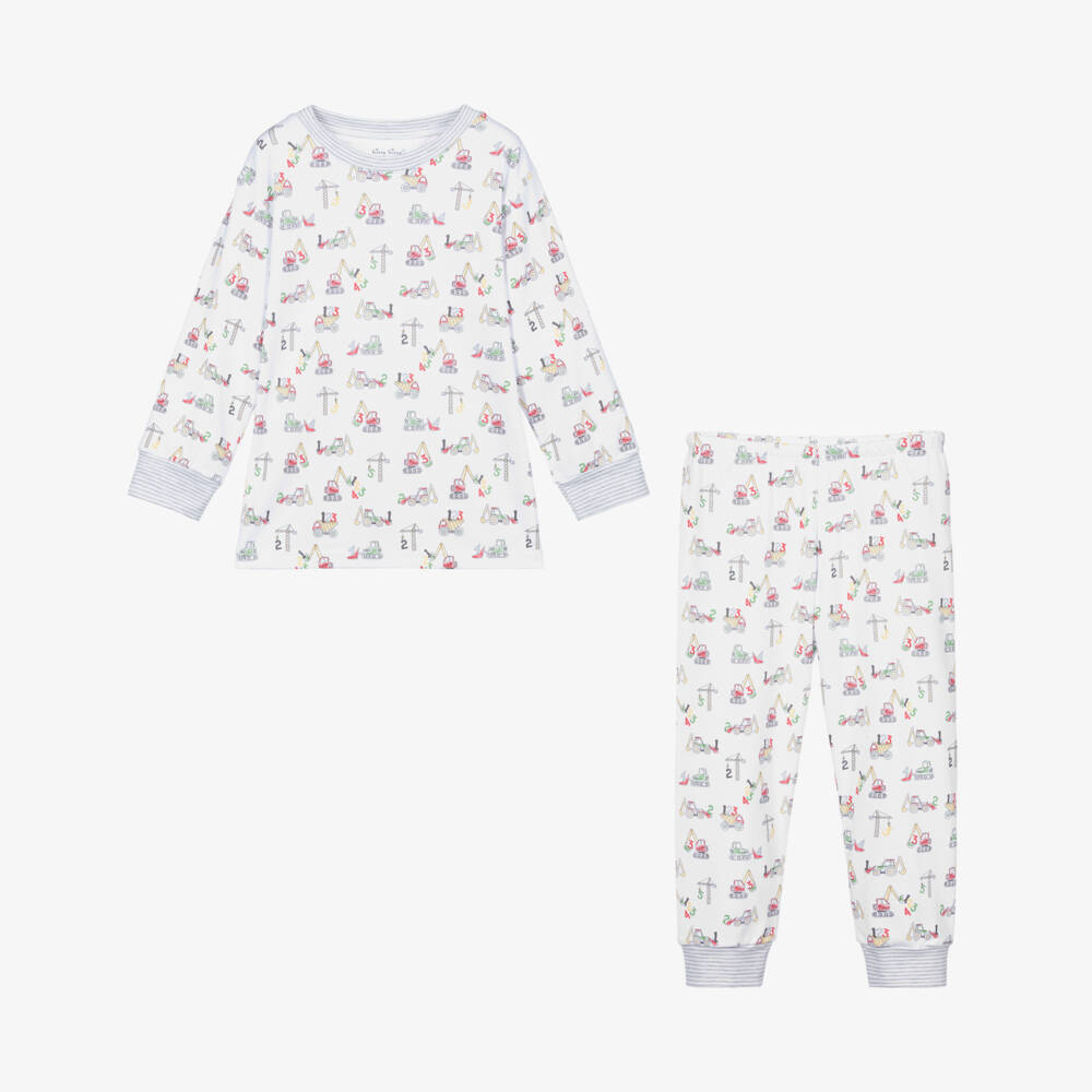 Kissy Kissy-Pima Cotton Digger Pyjamas | Childrensalon Outlet