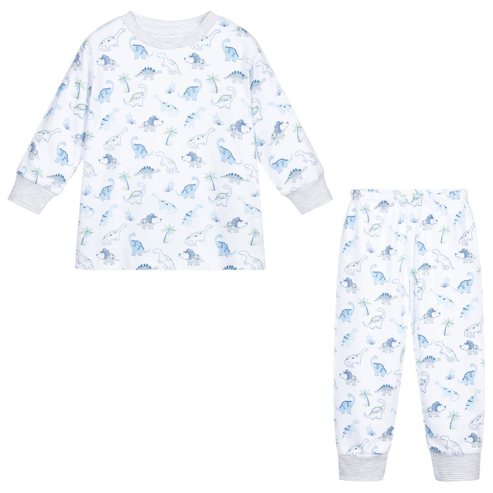 Kissy Kissy-Pima Cotton Dino Pyjamas | Childrensalon Outlet