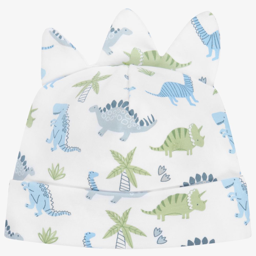 Kissy Kissy-Pima Cotton Dinosaur Hat | Childrensalon Outlet