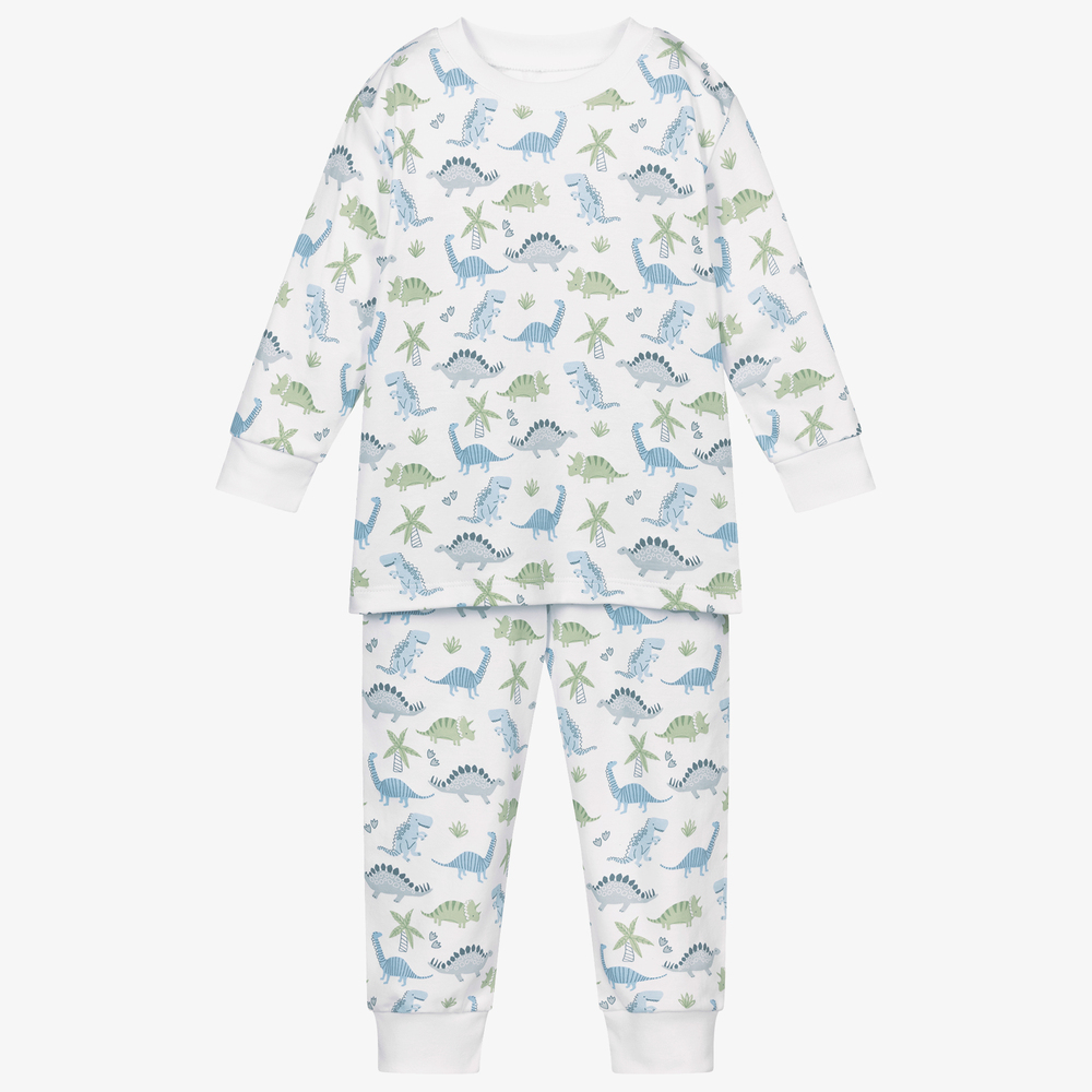 Kissy Kissy - Pima Cotton Dinosaur Pyjamas | Childrensalon