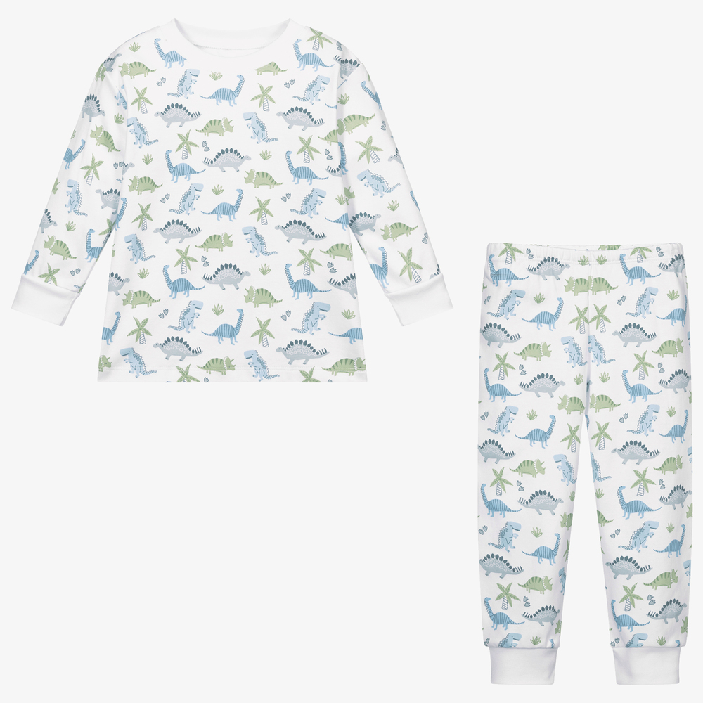 Kissy Kissy-Pima Cotton Dinosaur Pyjamas | Childrensalon Outlet