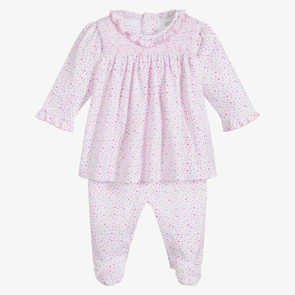 Kissy Kissy-Pima Cotton Dog Babygrow | Childrensalon Outlet