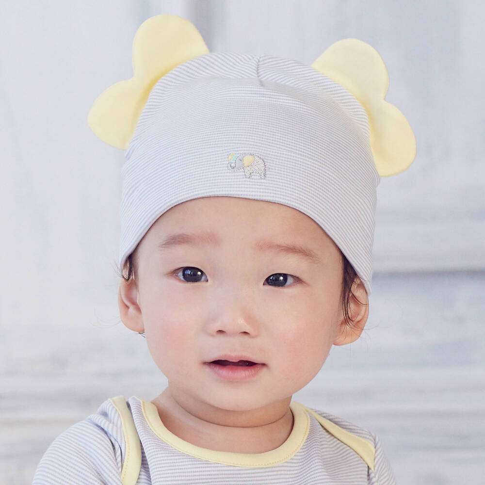 Kissy Kissy-Шапка из хлопка пима со слоненком | Childrensalon Outlet