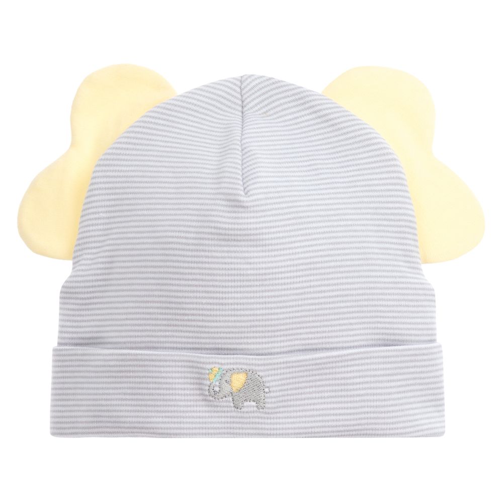 Kissy Kissy - Bonnet en coton Pima Éléphant | Childrensalon