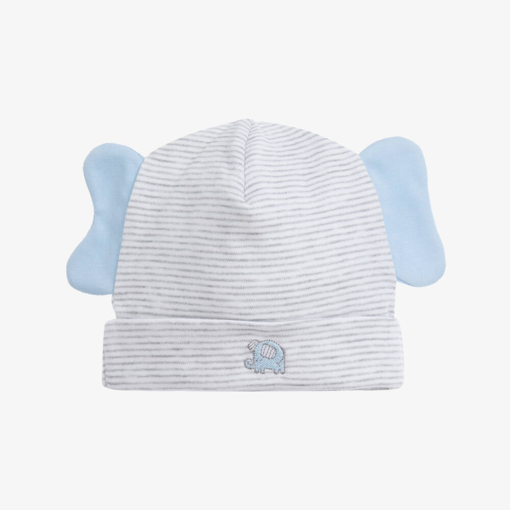 Kissy Kissy-Pima Cotton Elephant Hat | Childrensalon Outlet