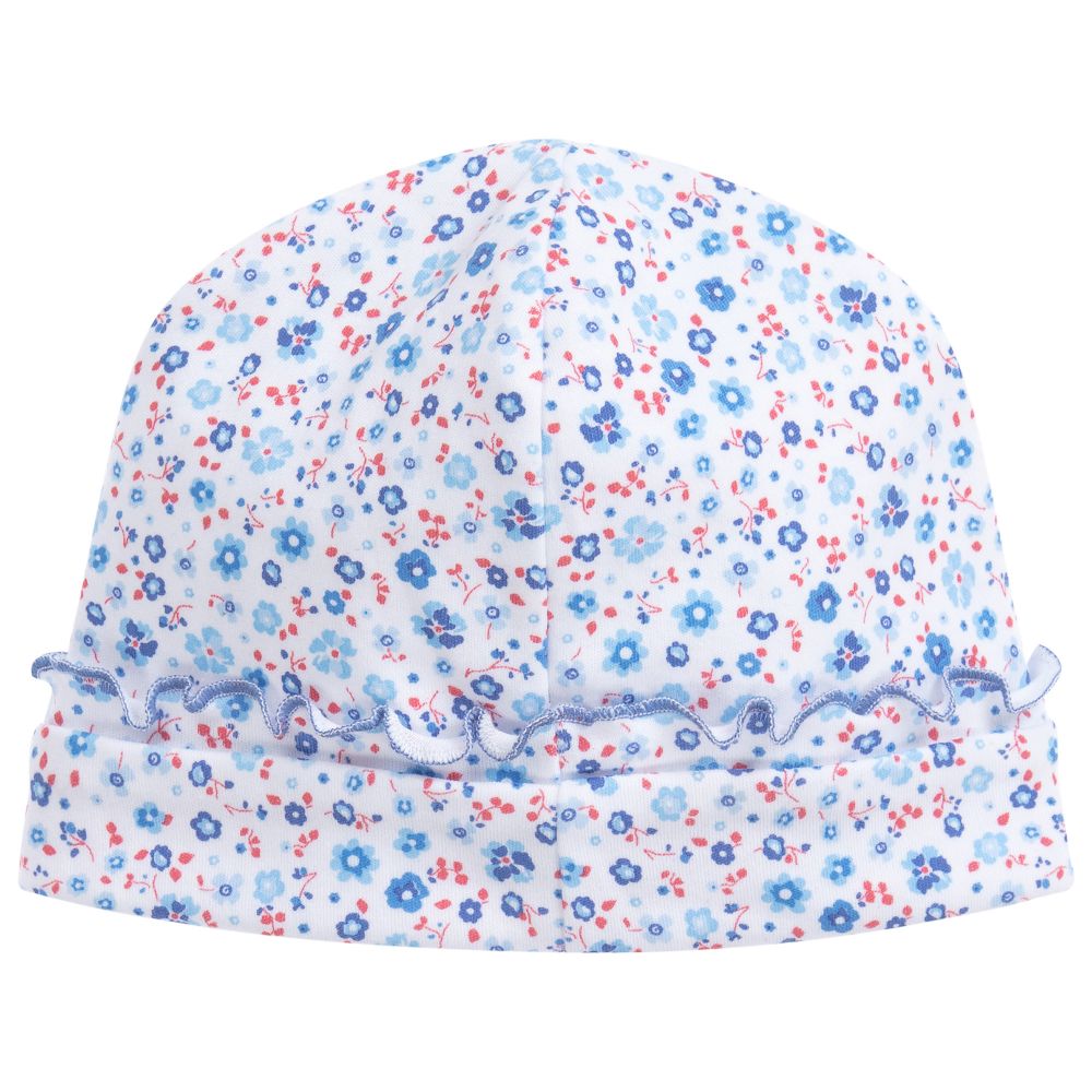 Kissy Kissy-Pima Cotton Floral Hat | Childrensalon Outlet