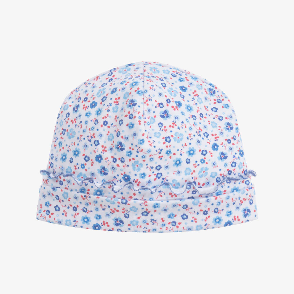 Kissy Kissy-Pima Cotton Floral Hat | Childrensalon Outlet