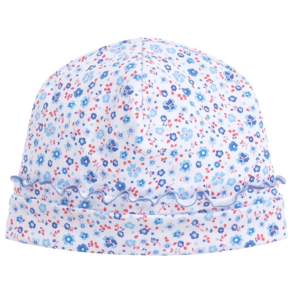 Kissy Kissy - Bonnet à fleurs en coton Pima | Childrensalon