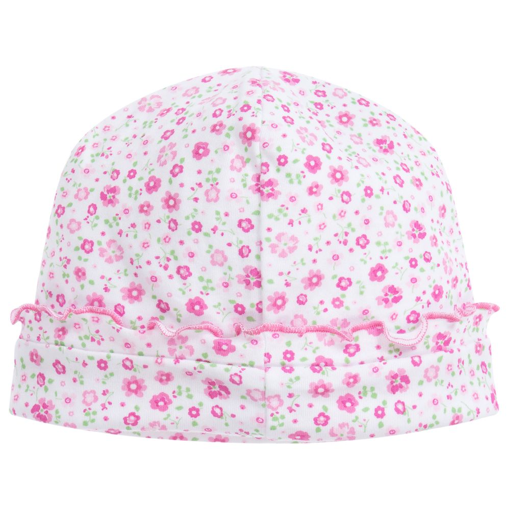 Kissy Kissy-Шапка из хлопка пима с цветочным рисунком | Childrensalon Outlet