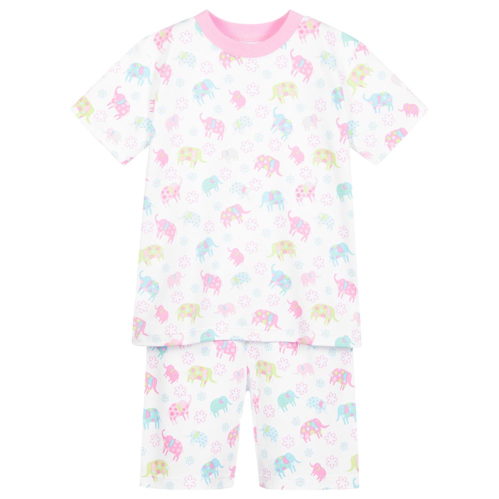 Kissy Kissy - Pima Cotton Flowers Pyjamas | Childrensalon