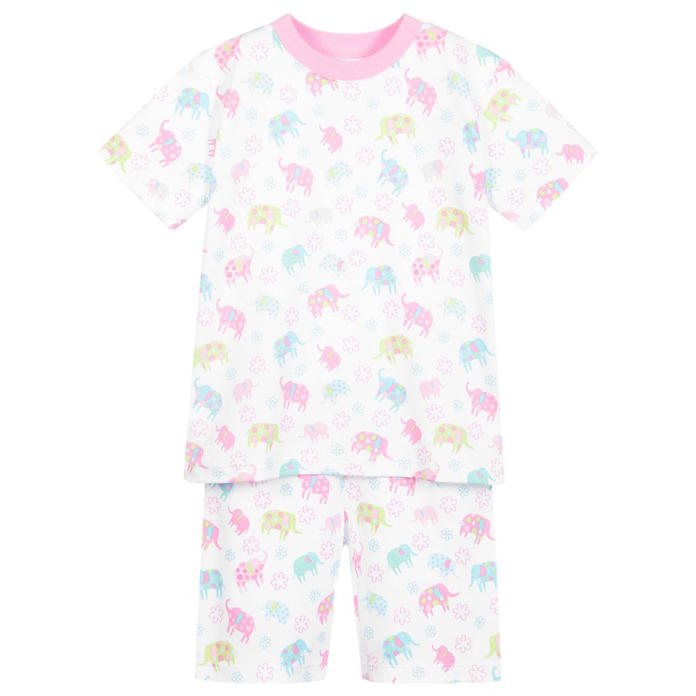 Kissy Kissy - Pyjama fleuri en coton Pima | Childrensalon