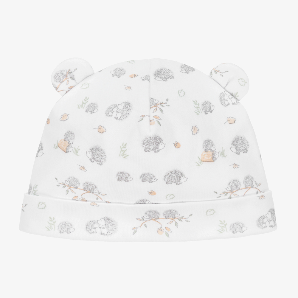 Kissy Kissy - قبعة قطن بيما لون أبيض للأطفال | Childrensalon