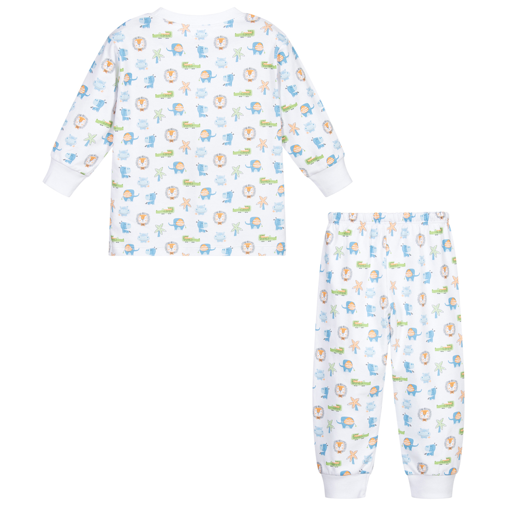 Kissy Kissy-Pima Cotton Hippo Pyjamas | Childrensalon Outlet
