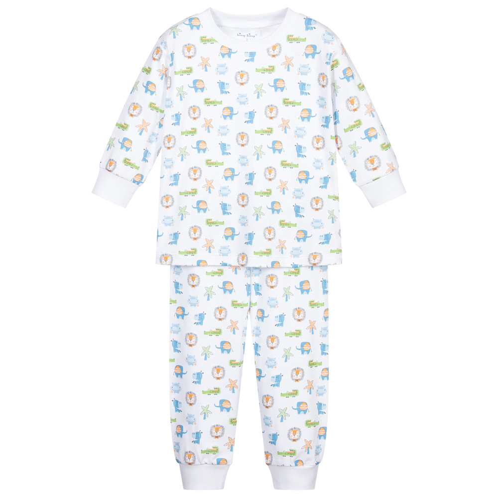 Kissy Kissy - Pima Cotton Hippo Pyjamas | Childrensalon