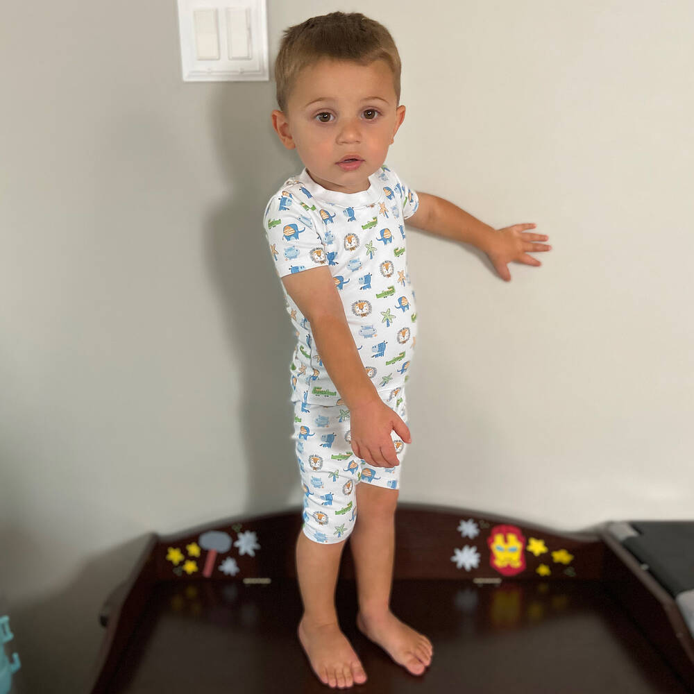 Kissy Kissy-Pima Cotton Hippo Pyjamas  | Childrensalon Outlet