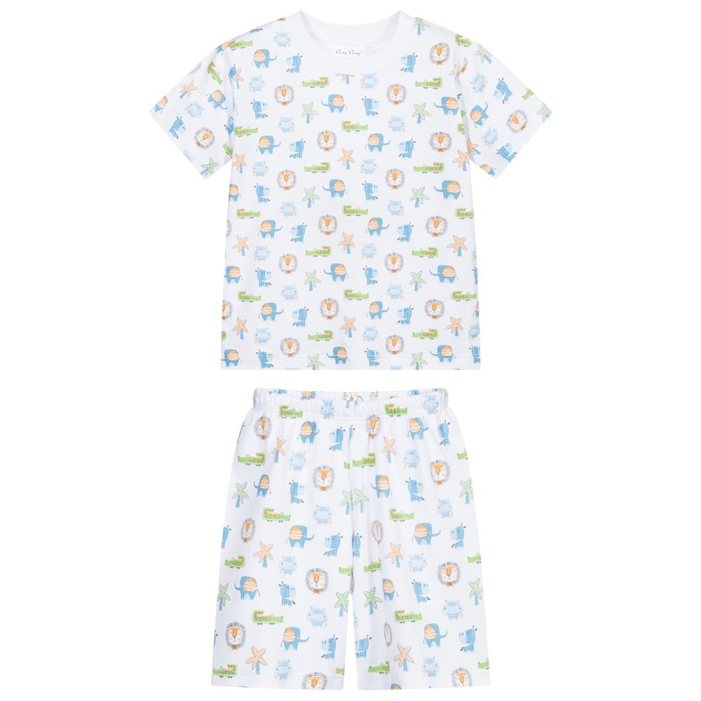Kissy Kissy-Pima Cotton Hippo Pyjamas  | Childrensalon Outlet