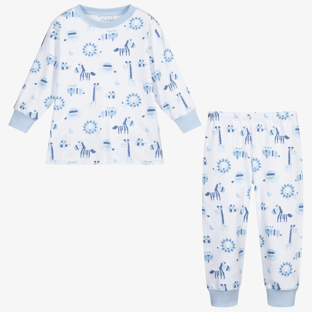 Kissy Kissy-Pima Cotton Jungle Pyjamas | Childrensalon Outlet