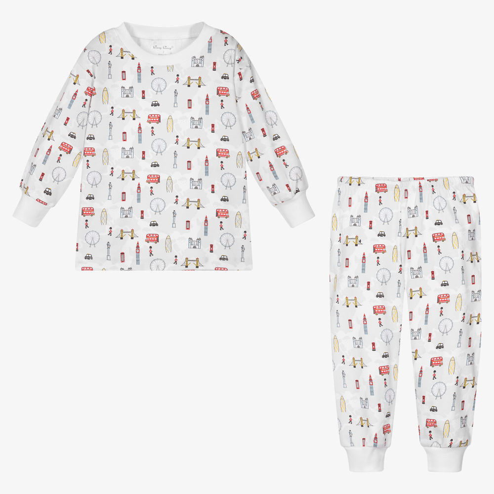 Kissy Kissy-Pima Cotton London Pyjamas | Childrensalon Outlet