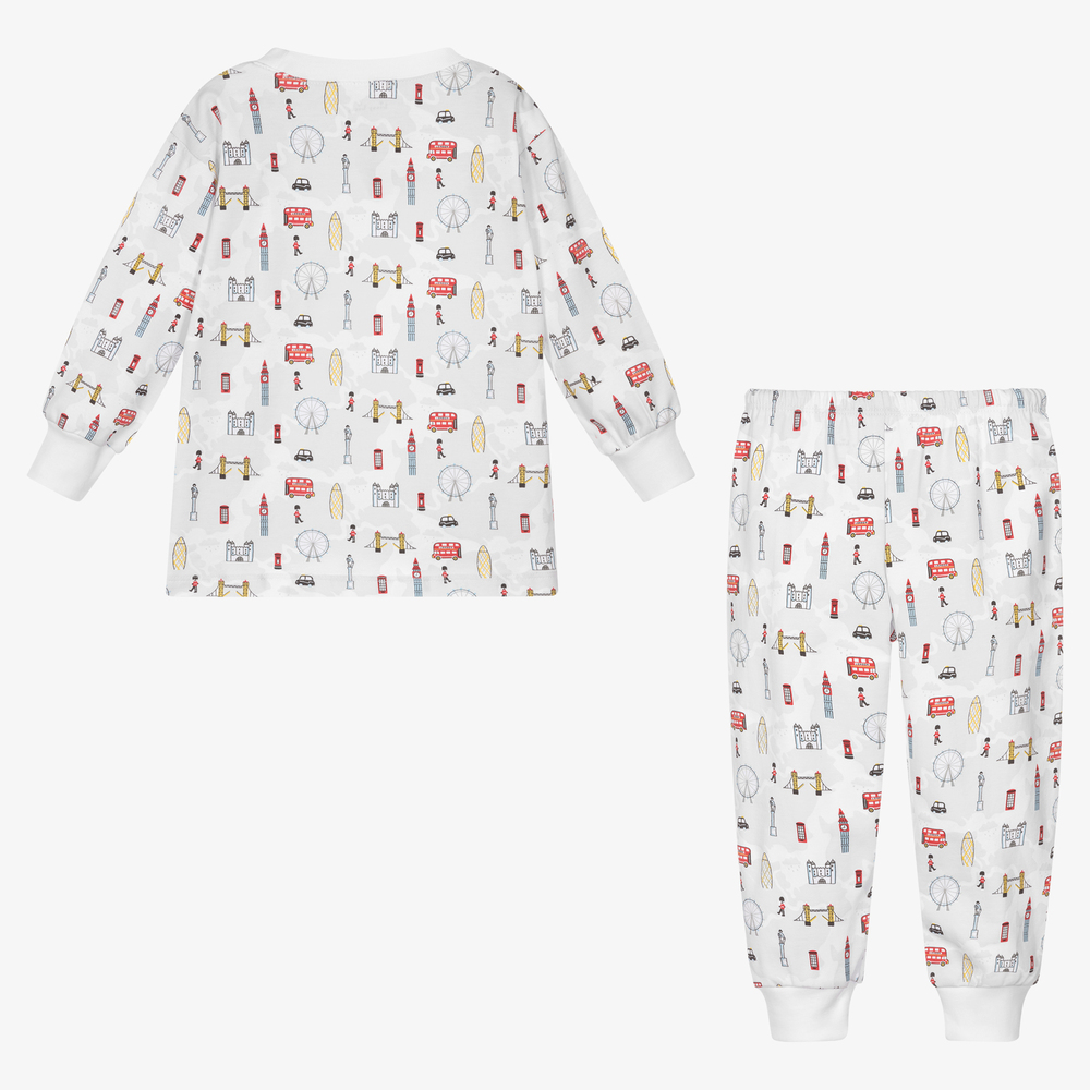 Kissy Kissy-Pima Cotton London Pyjamas | Childrensalon Outlet