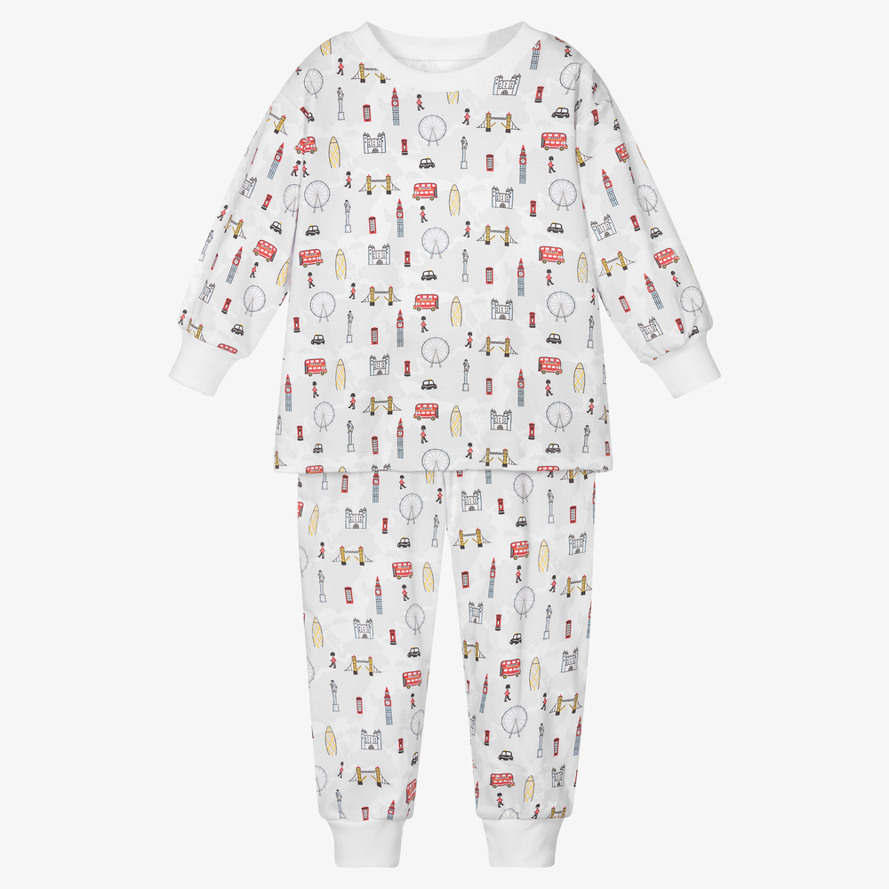 Kissy Kissy - Pyjama en coton Pima Londres | Childrensalon