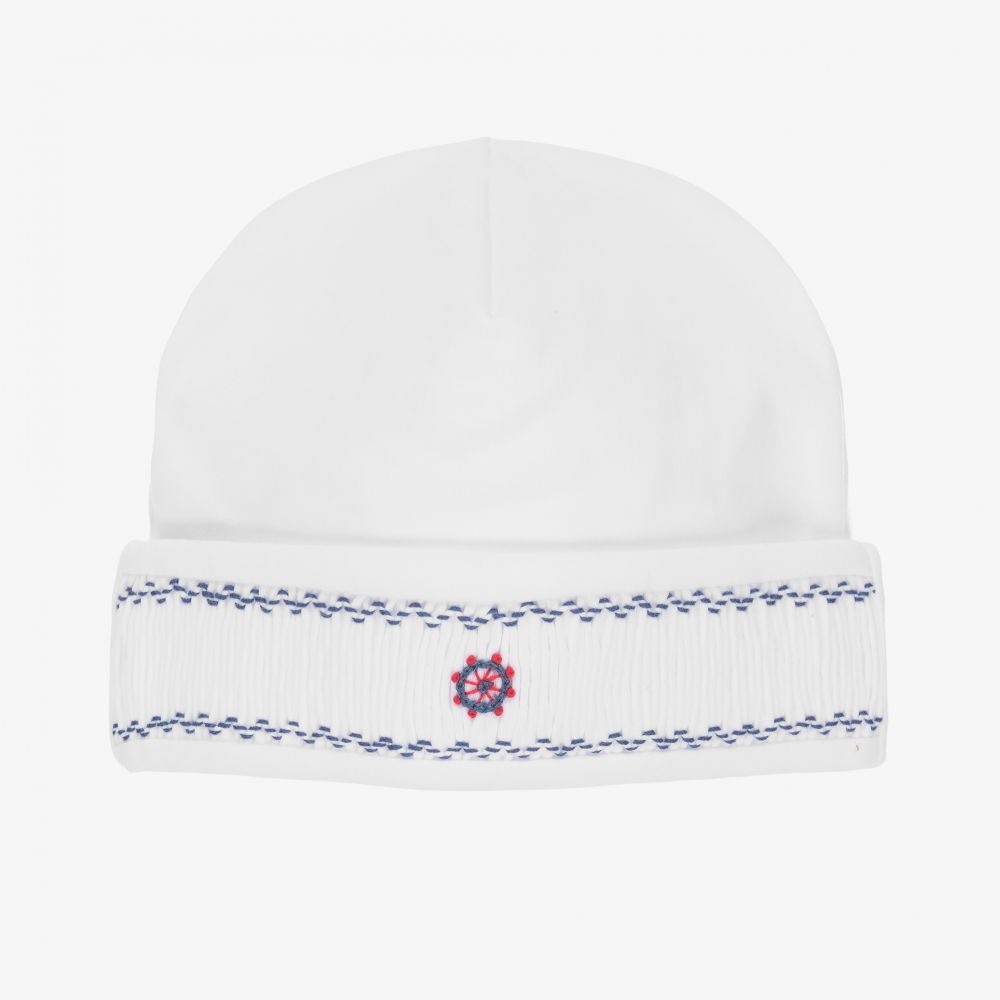 Kissy Kissy-Pima Cotton Nautical Hat | Childrensalon Outlet