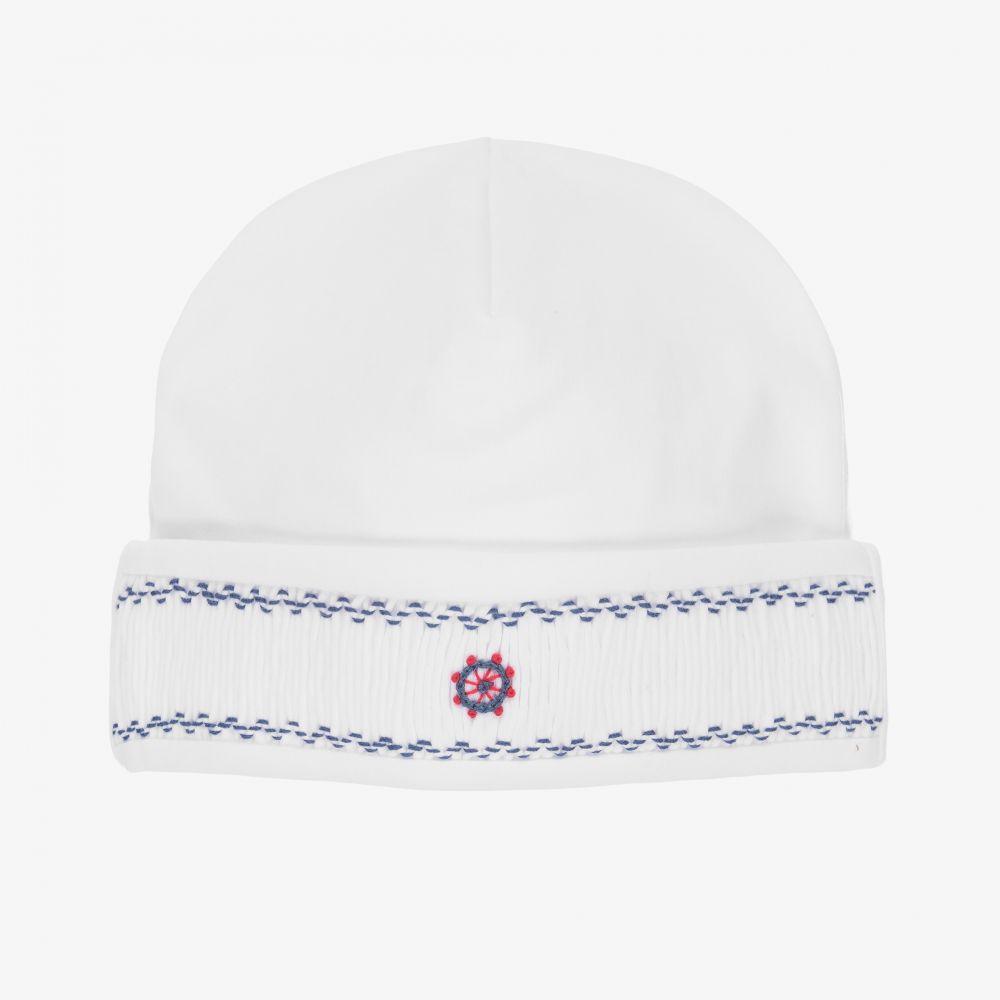 Kissy Kissy - Pima Cotton Nautical Hat | Childrensalon