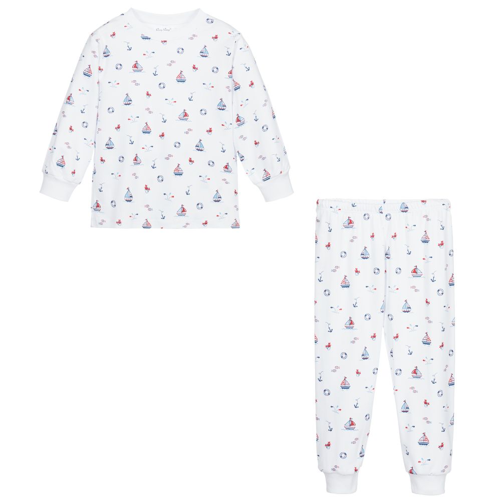 Kissy Kissy-Pima Cotton Nautical Pyjamas | Childrensalon Outlet