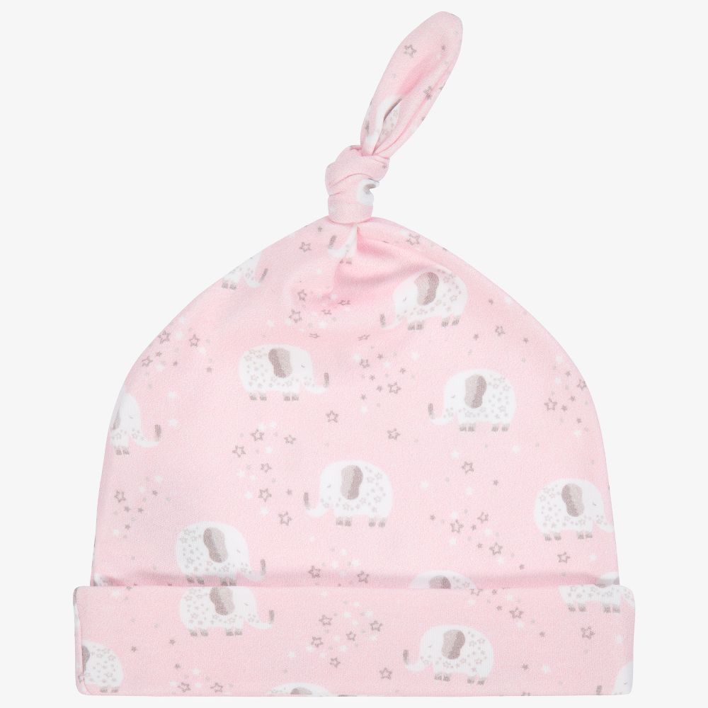 Kissy Kissy-قبعة بيما قطن لون زهري للمولودات | Childrensalon Outlet