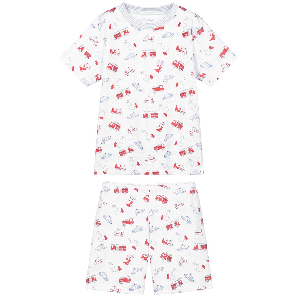 Kissy Kissy-Pima Cotton Police Pyjamas | Childrensalon Outlet
