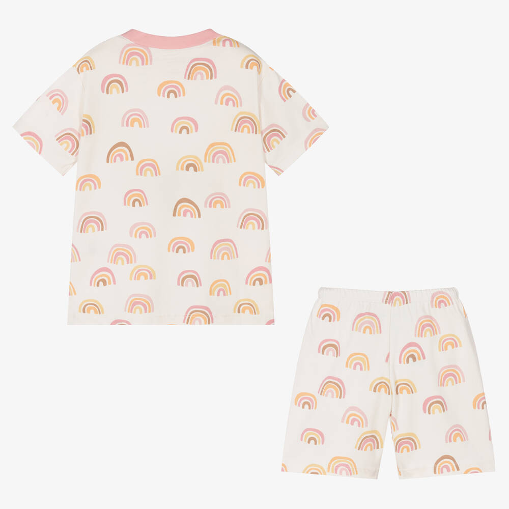 كيسي كيسي Kissy Love-بيجاما قطن بيما لون عاجي للبنات | Childrensalon Outlet