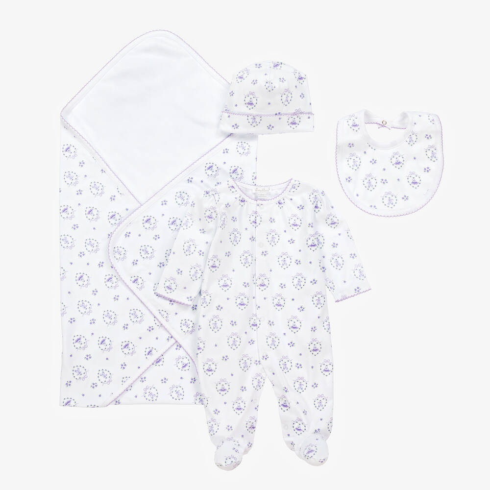 Kissy Kissy - Pima Cotton Rosebuds Babysuit Set | Childrensalon