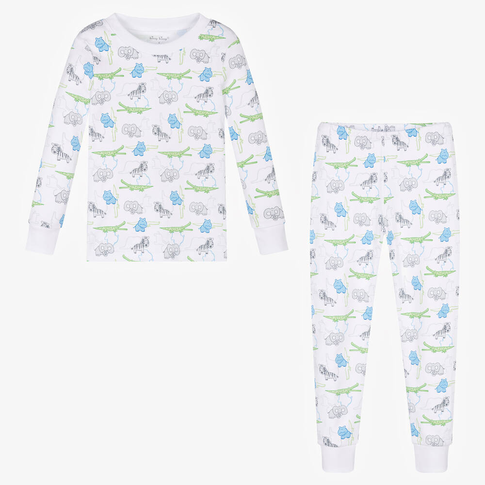 Kissy Kissy-Pima Cotton Safari Spirit Pyjamas | Childrensalon Outlet