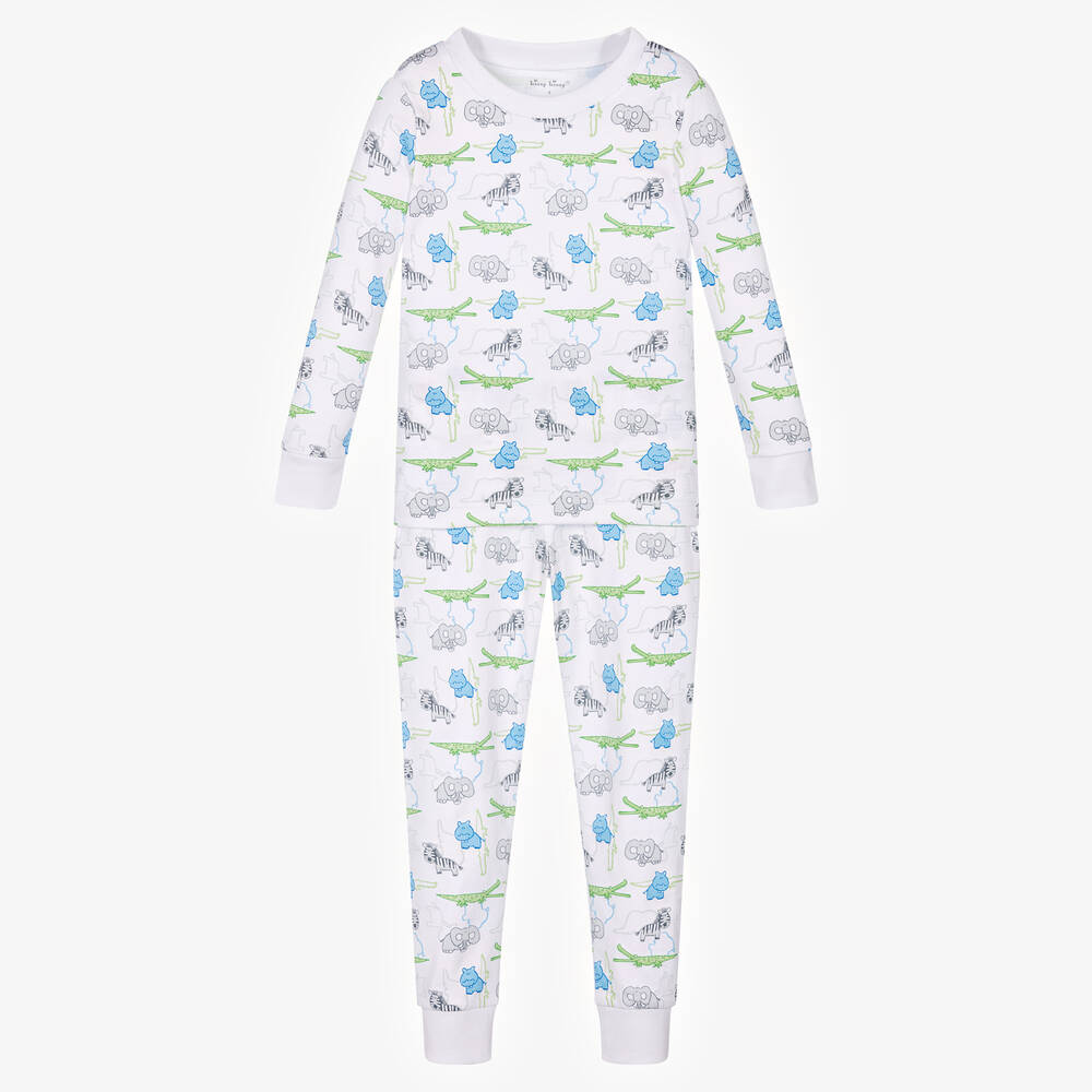 Kissy Kissy-Pima Cotton Safari Spirit Pyjamas | Childrensalon Outlet