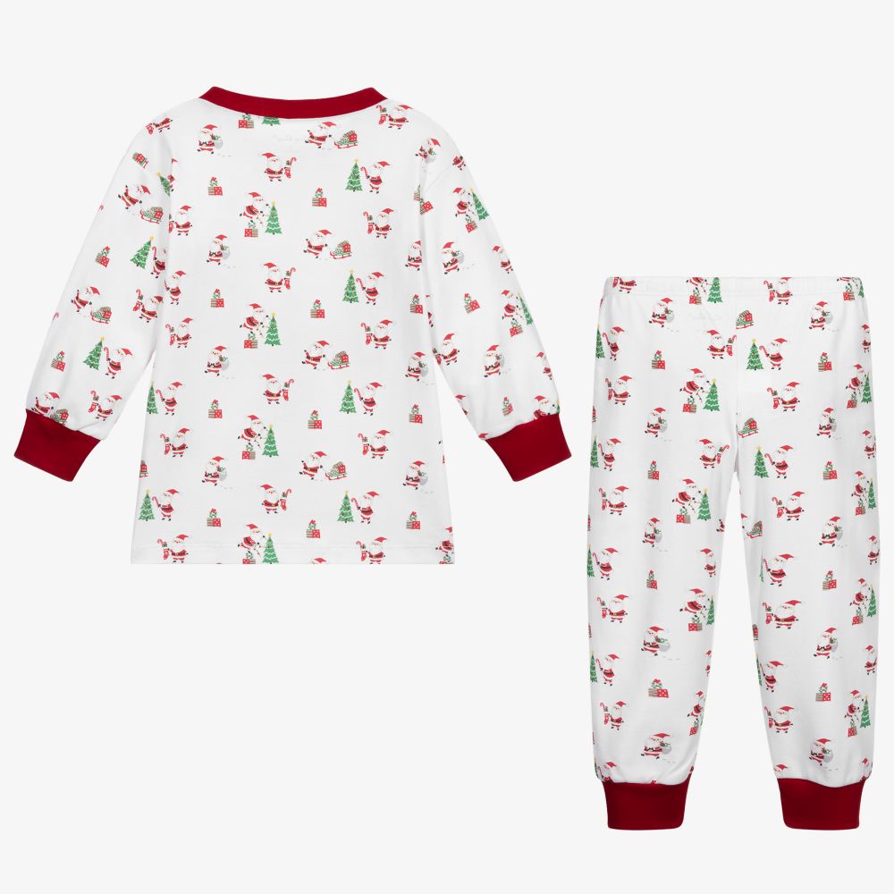 Kissy Kissy-Pima Cotton Santa Pyjamas | Childrensalon Outlet