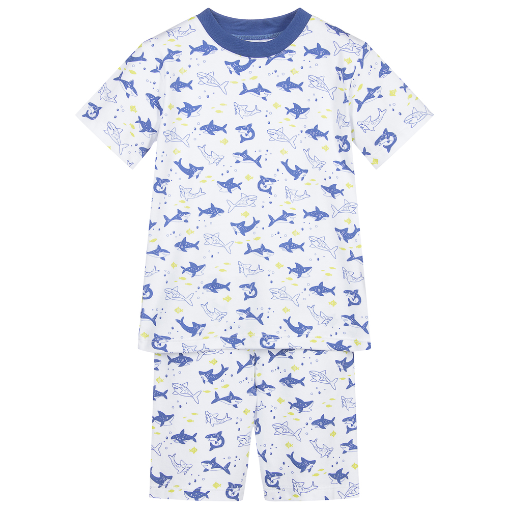 Kissy Kissy - Pyjama en coton Pima Requin | Childrensalon