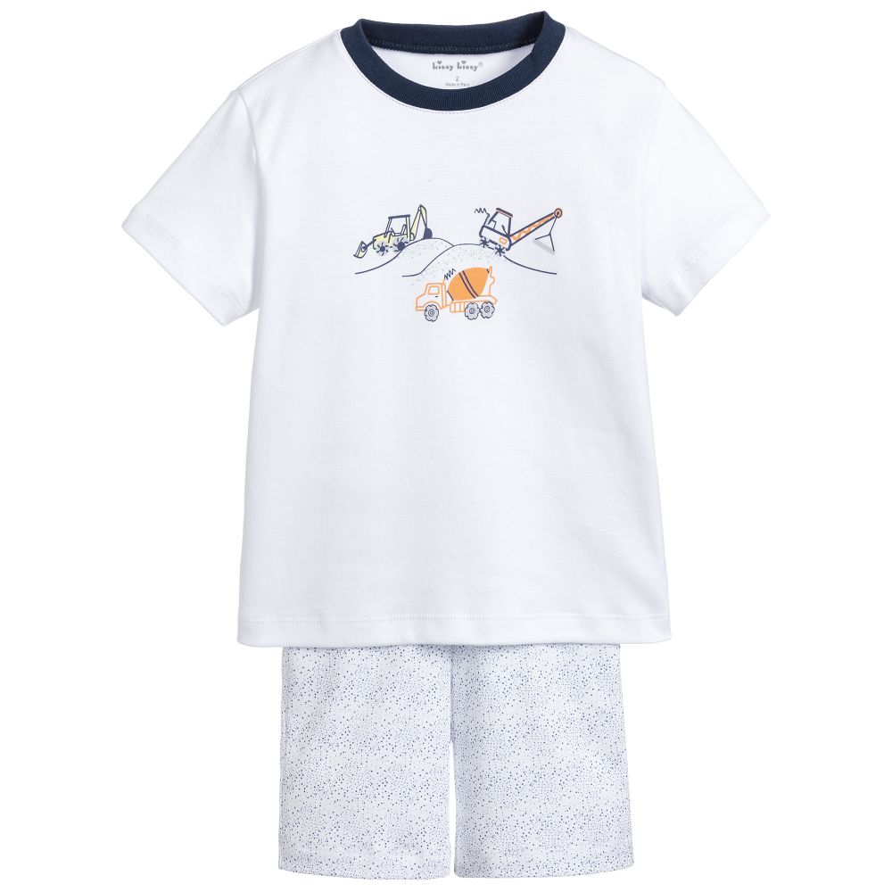 Kissy Kissy -  Pima Cotton Short Pyjamas | Childrensalon