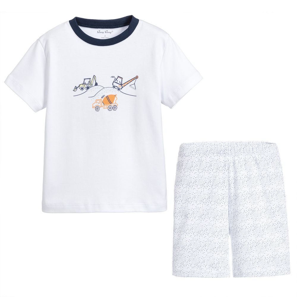 Kissy Kissy- Pima Cotton Short Pyjamas | Childrensalon Outlet