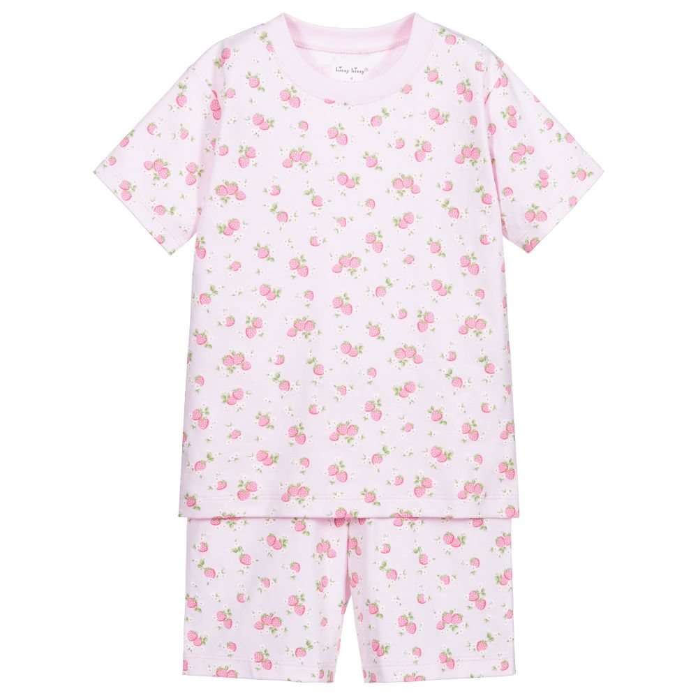 Kissy Kissy - Pyjama aus Pima-Baumwolle mit Erdbeermuster | Childrensalon