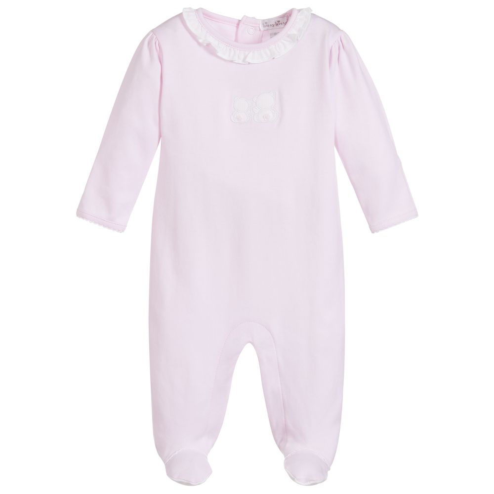 Kissy Kissy-Pima Cotton Teddy Babygrow | Childrensalon Outlet