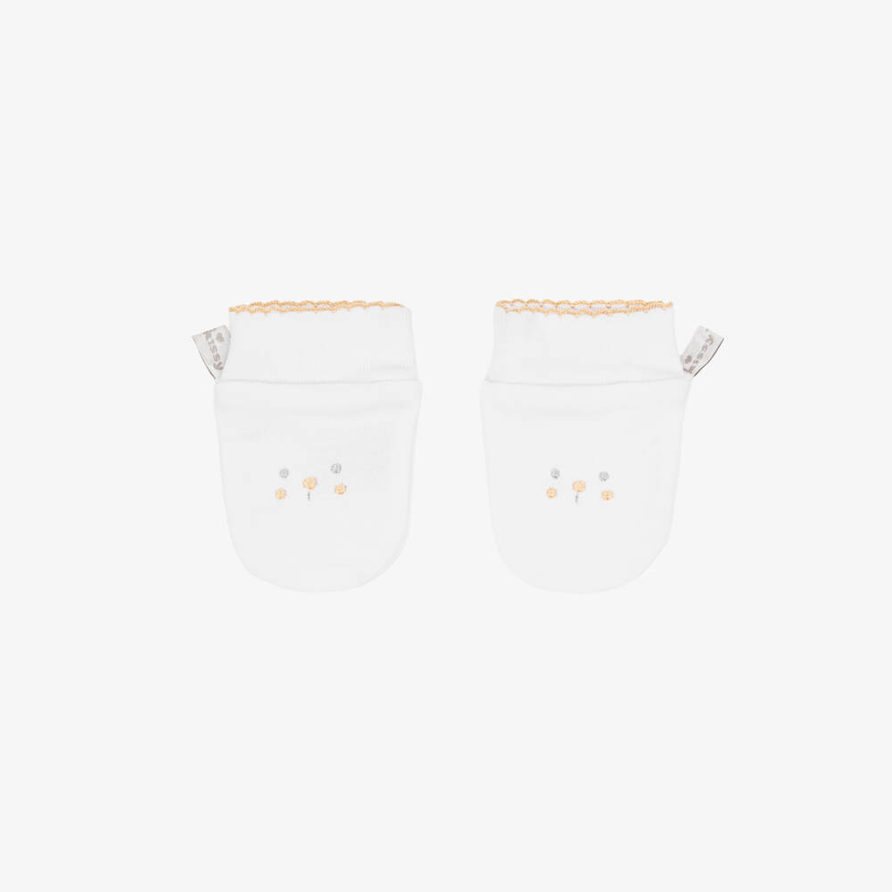 Kissy Kissy-Pima Cotton Teddy Bear Mittens | Childrensalon Outlet