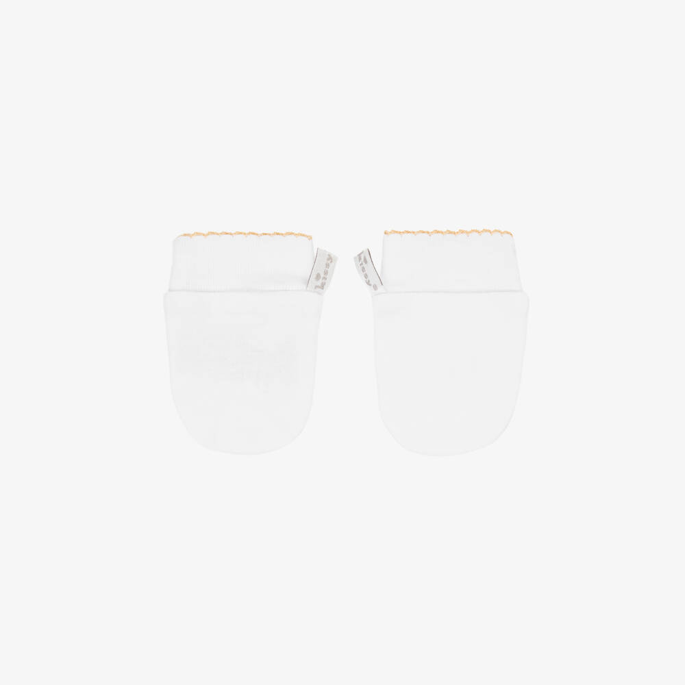 Kissy Kissy-Pima Cotton Teddy Bear Mittens | Childrensalon Outlet