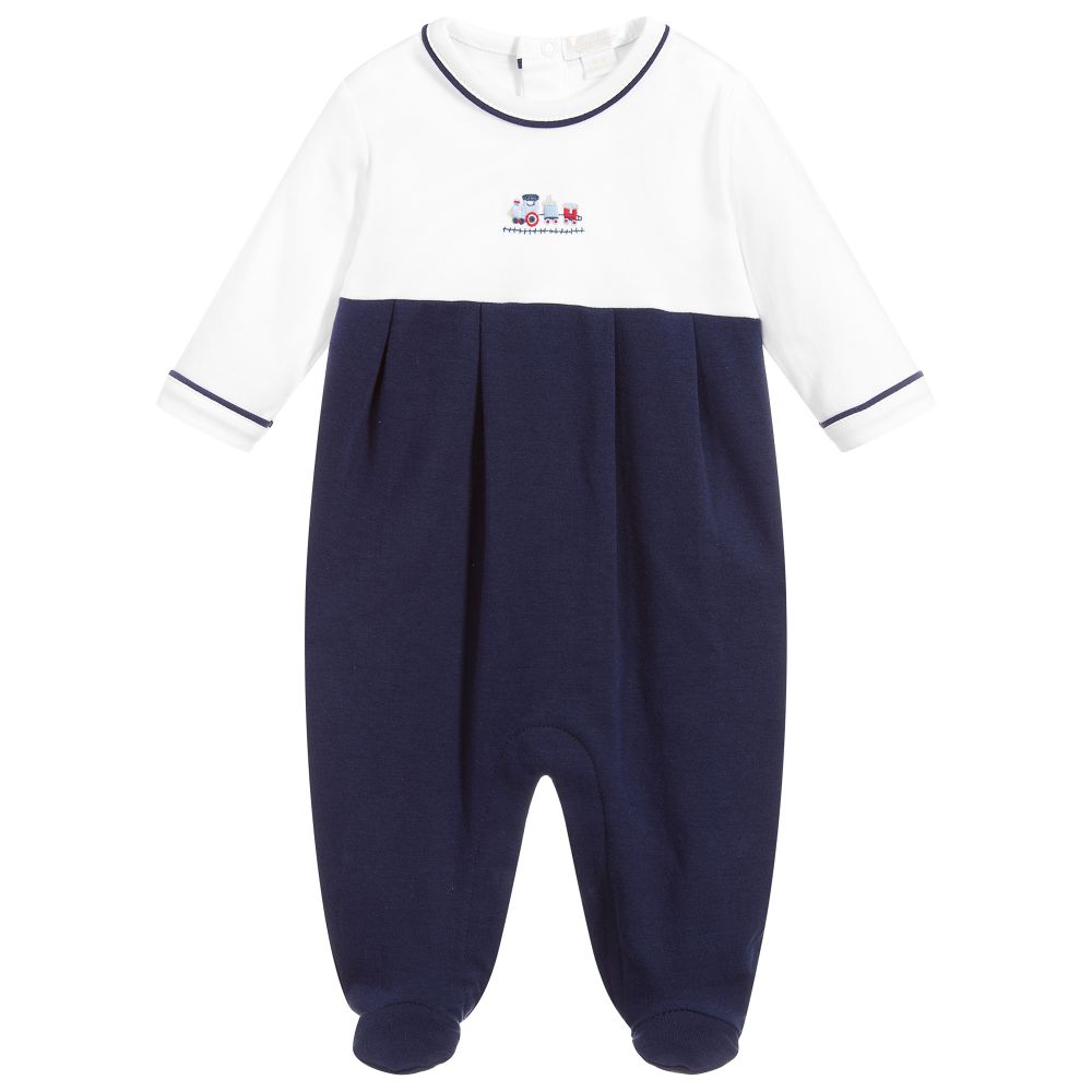 Kissy Kissy-Комбинезон из хлопка пима с изображением паровозика | Childrensalon Outlet
