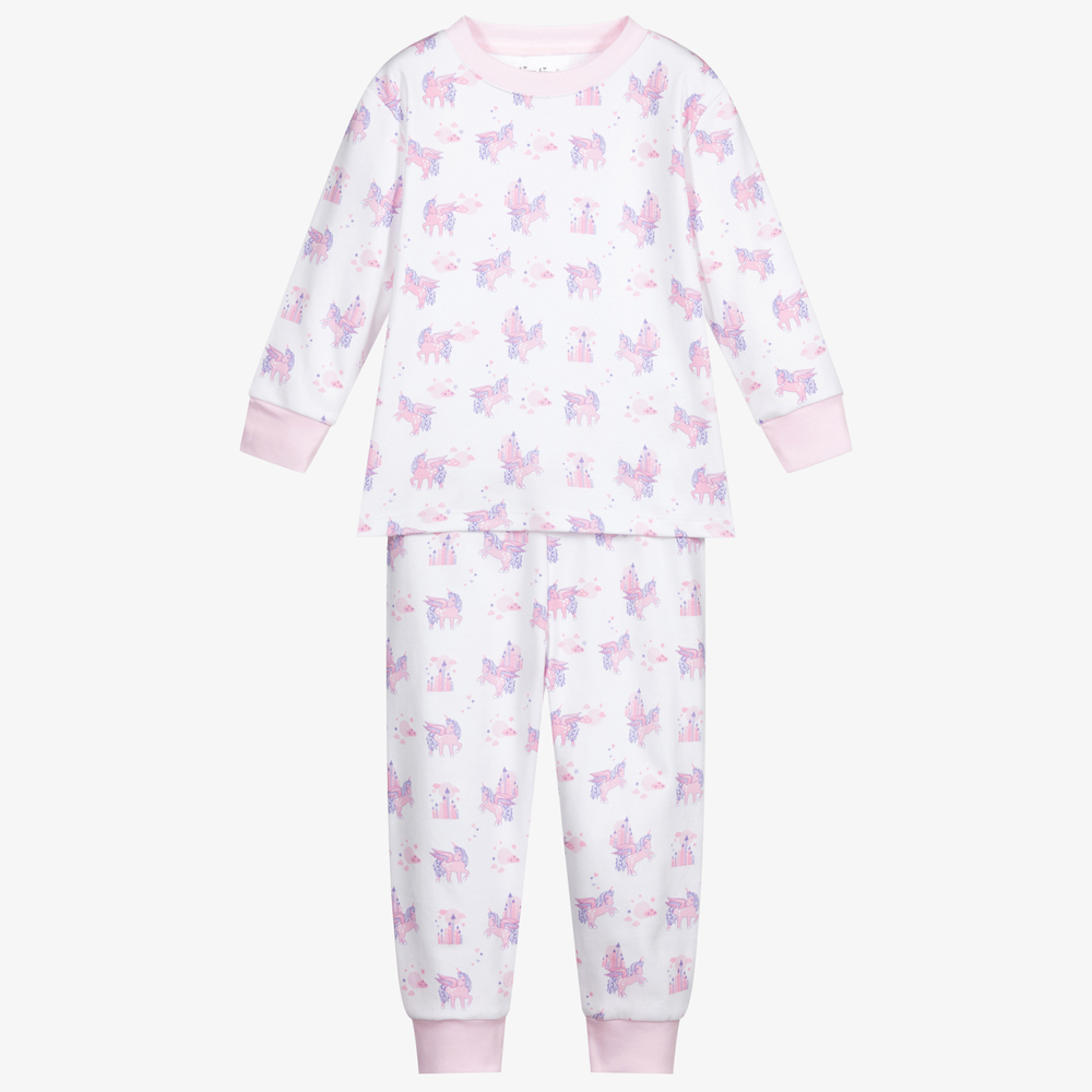 Kissy Kissy - Pima-Baumwoll-Schlafanzug mit Einhörnern | Childrensalon